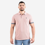 Giordano Men's Performance Polo-Pink