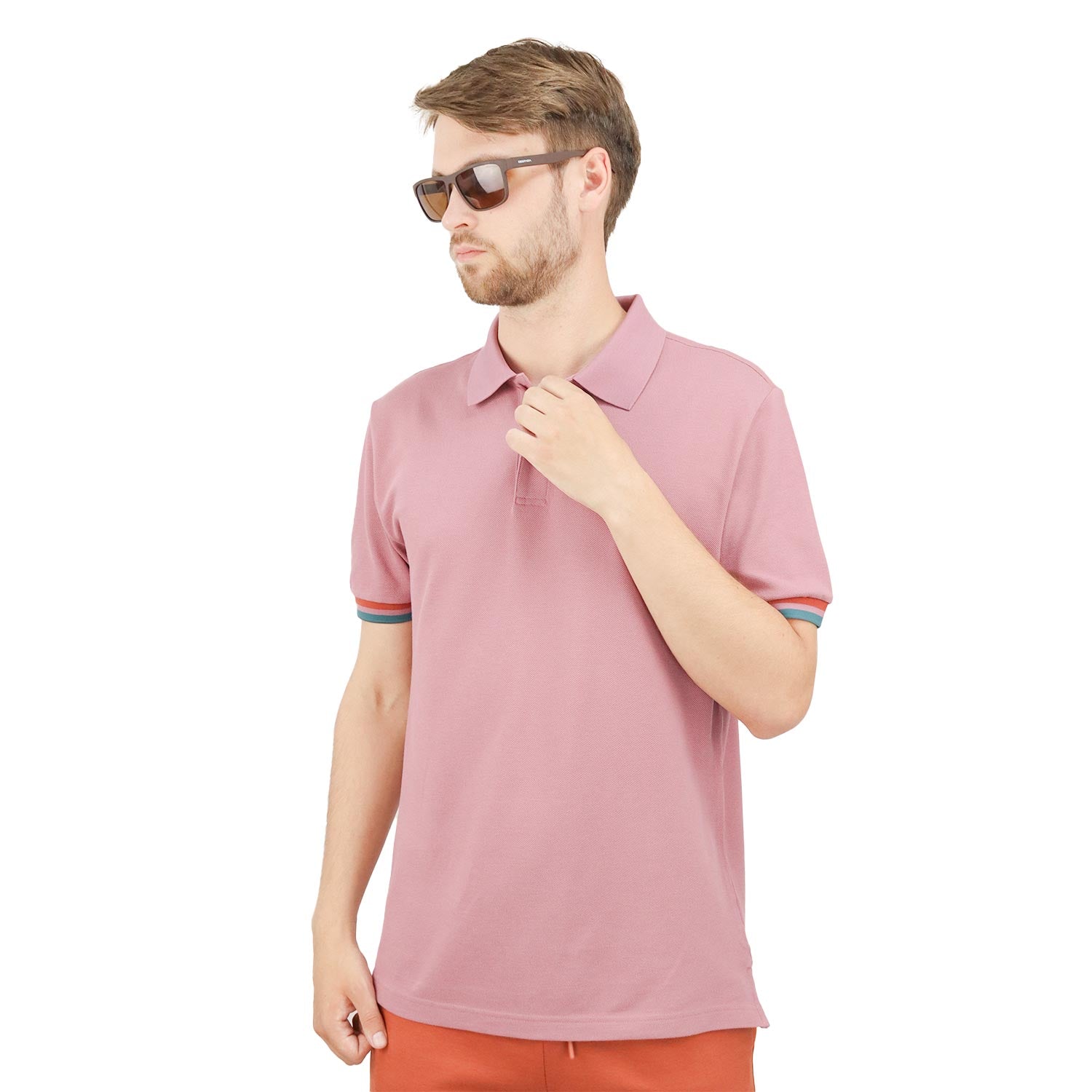 Giordano Men's Performance Polo-Purple