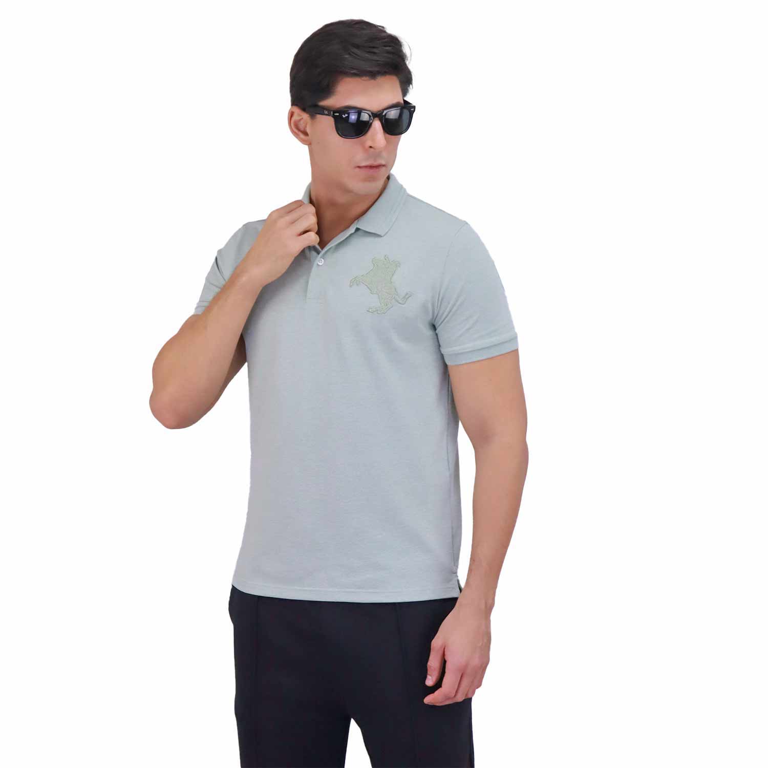 Giordano Men's Napoleon Polo-Green