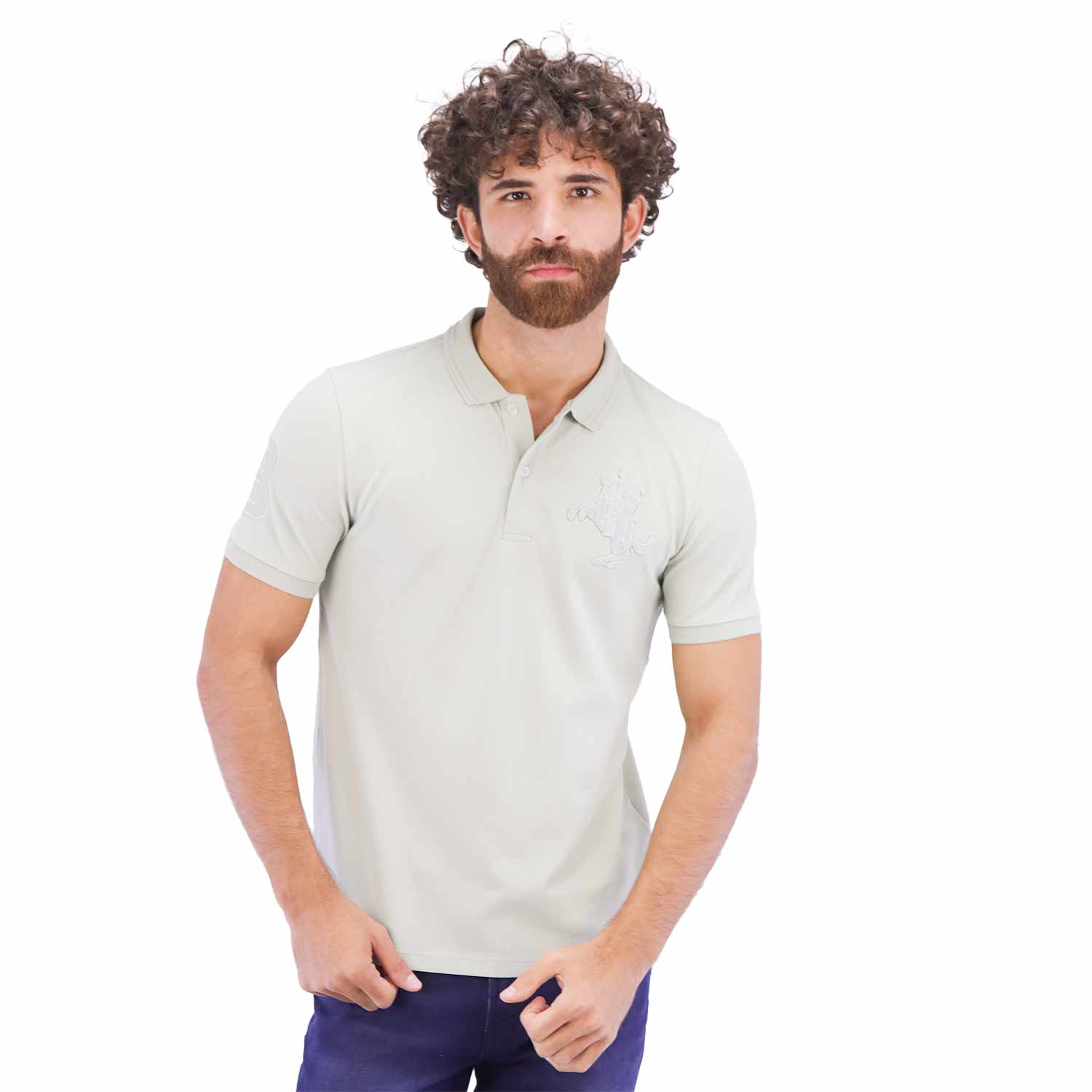 Giordano Men's Napoleon Polo-Green