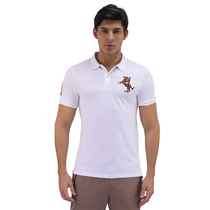 Giordano Men's Napoleon Polo-White