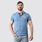 Giordano Men's Napoleon Polo-Blue