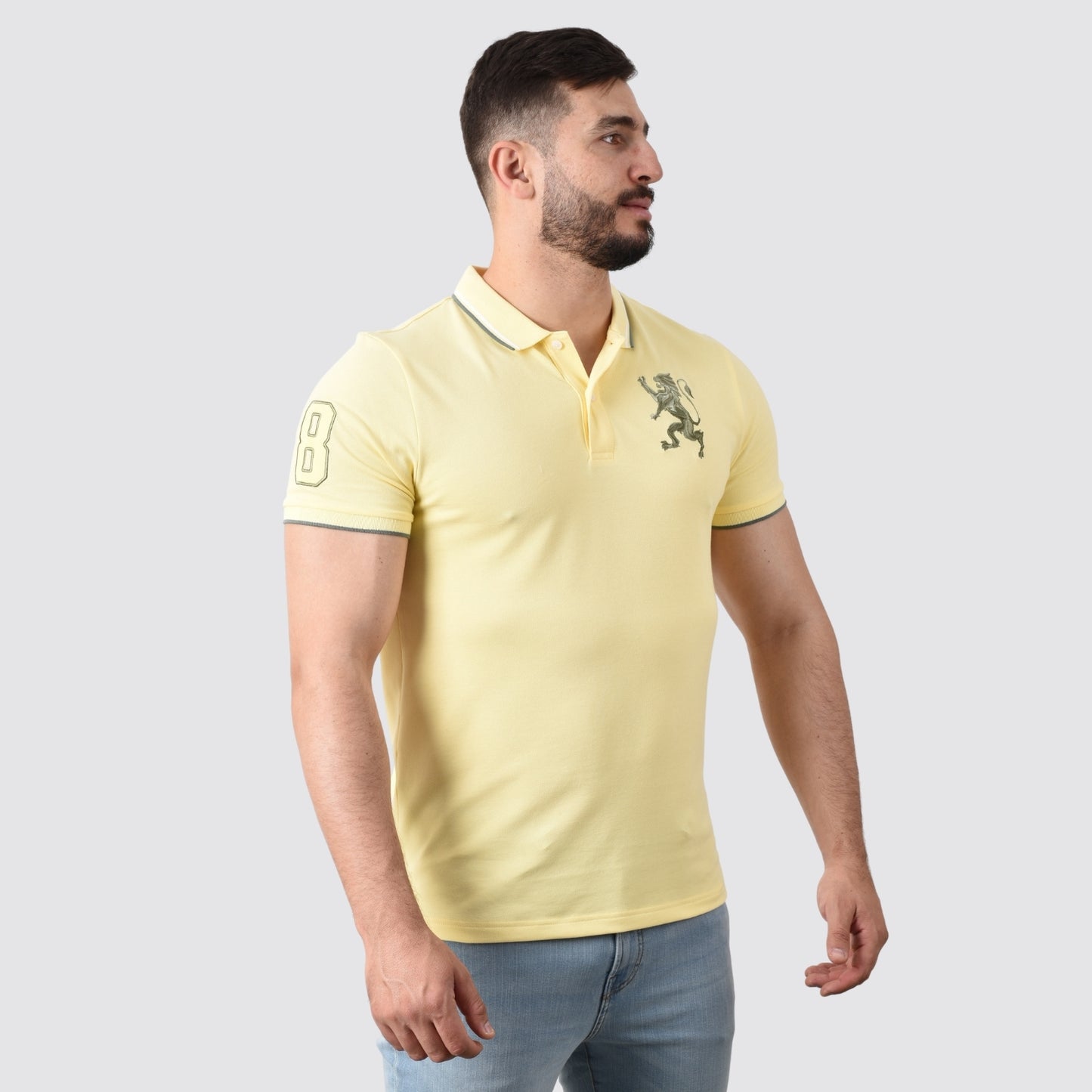 Men's 3D Lion Polo