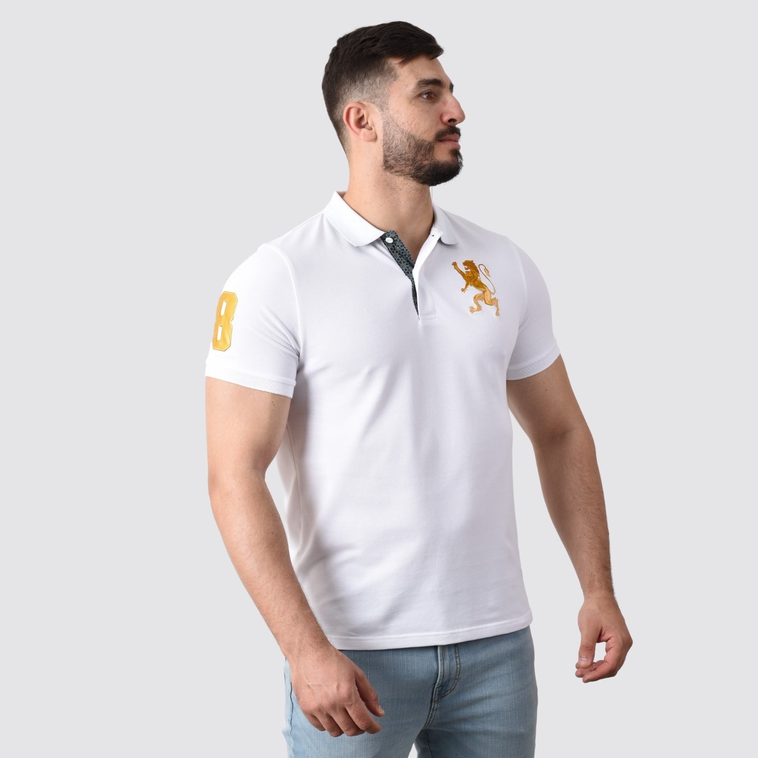 Men's 3D Lion Polo