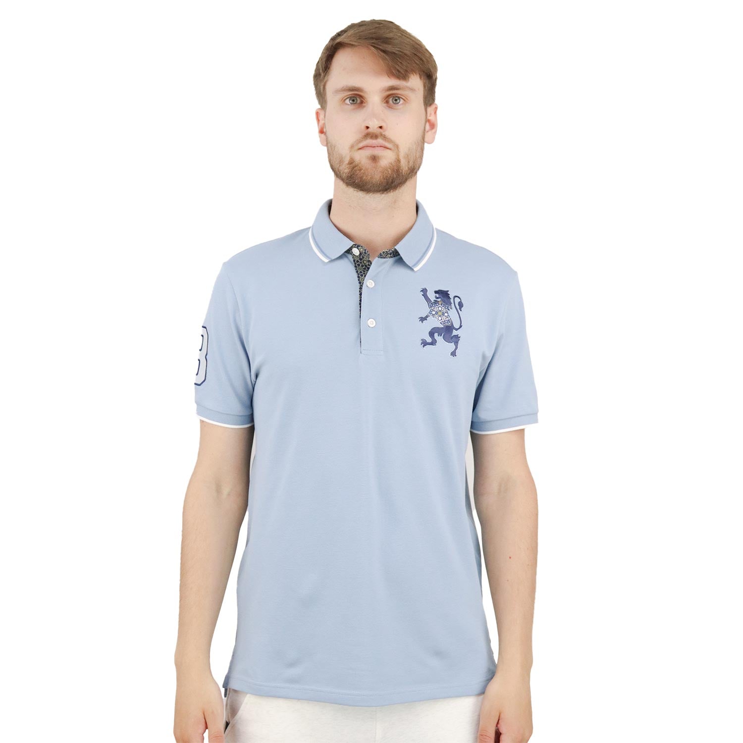 Men's 3D Lion Polo