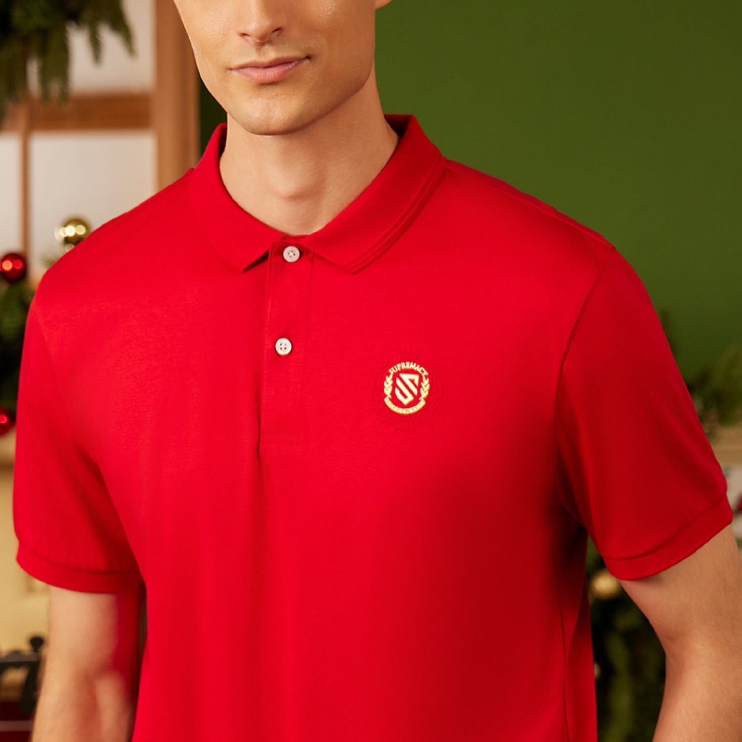 Men's Embroidered Polo