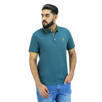 Giordano Men's Embroidered Polo-Green