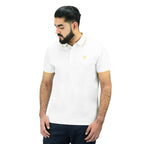Giordano Men's Embroidered Polo-White