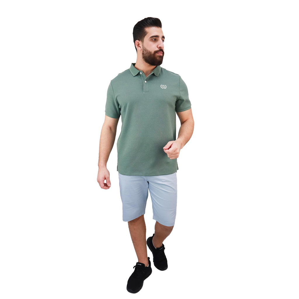 Men's Waffle Polo