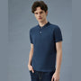 Giordano Men's Waffle Polo-Blue