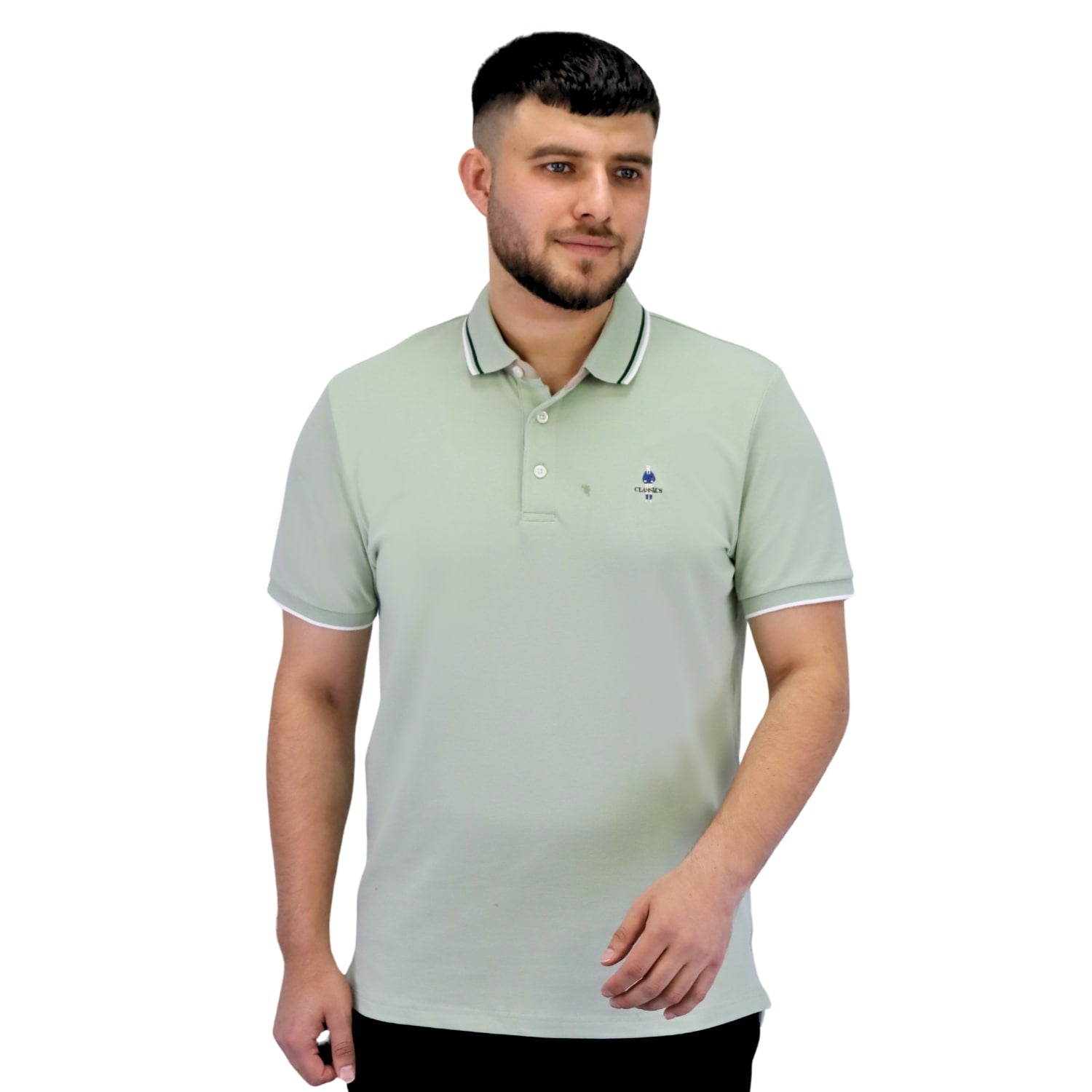 Giordano Men's Classic Men Polo-Green