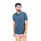 Giordano Men's Solid Polo-Green