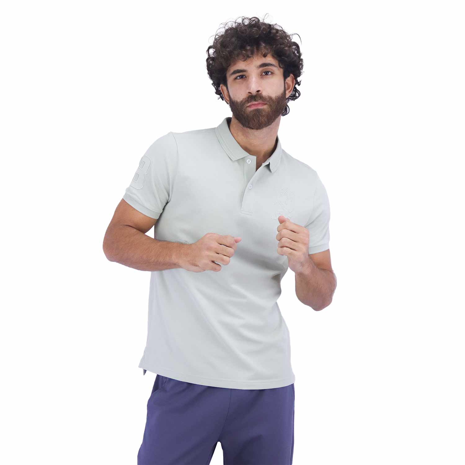 Giordano Men's Lion Polo-Green