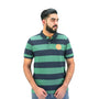 Men's Pique Flat Knit Collar Short Sleeve Thematic Slim Fit Embroidery Bold Polo