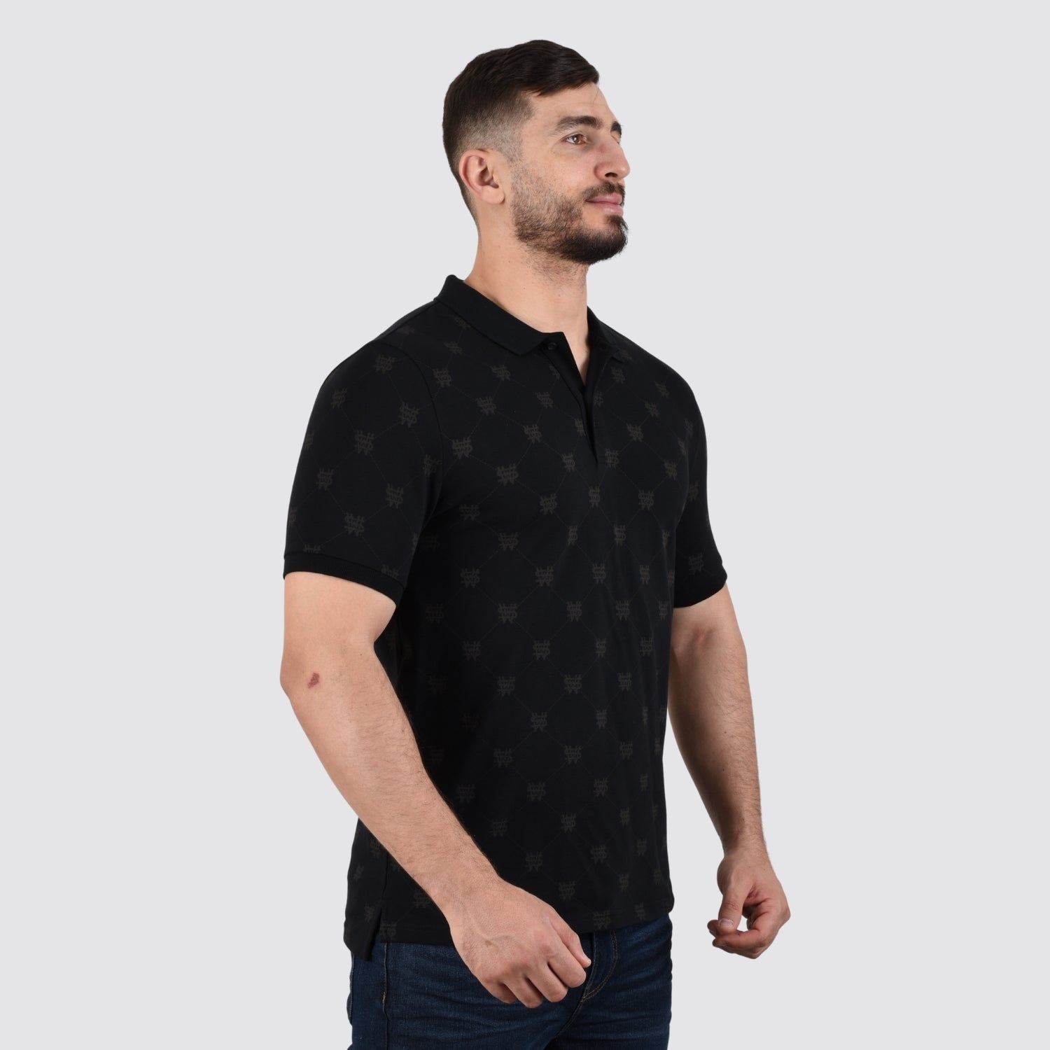 Men's Print Polo