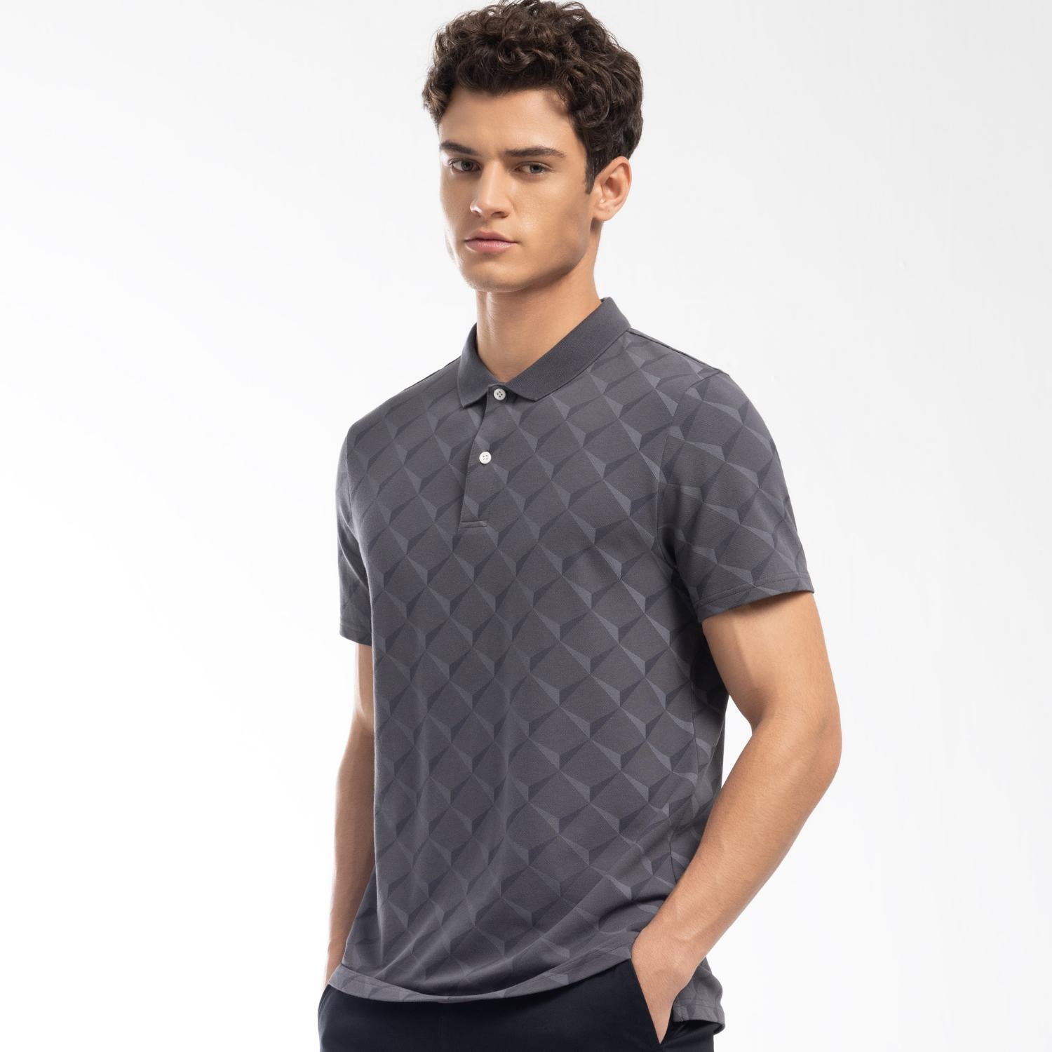 Men's Print Polo