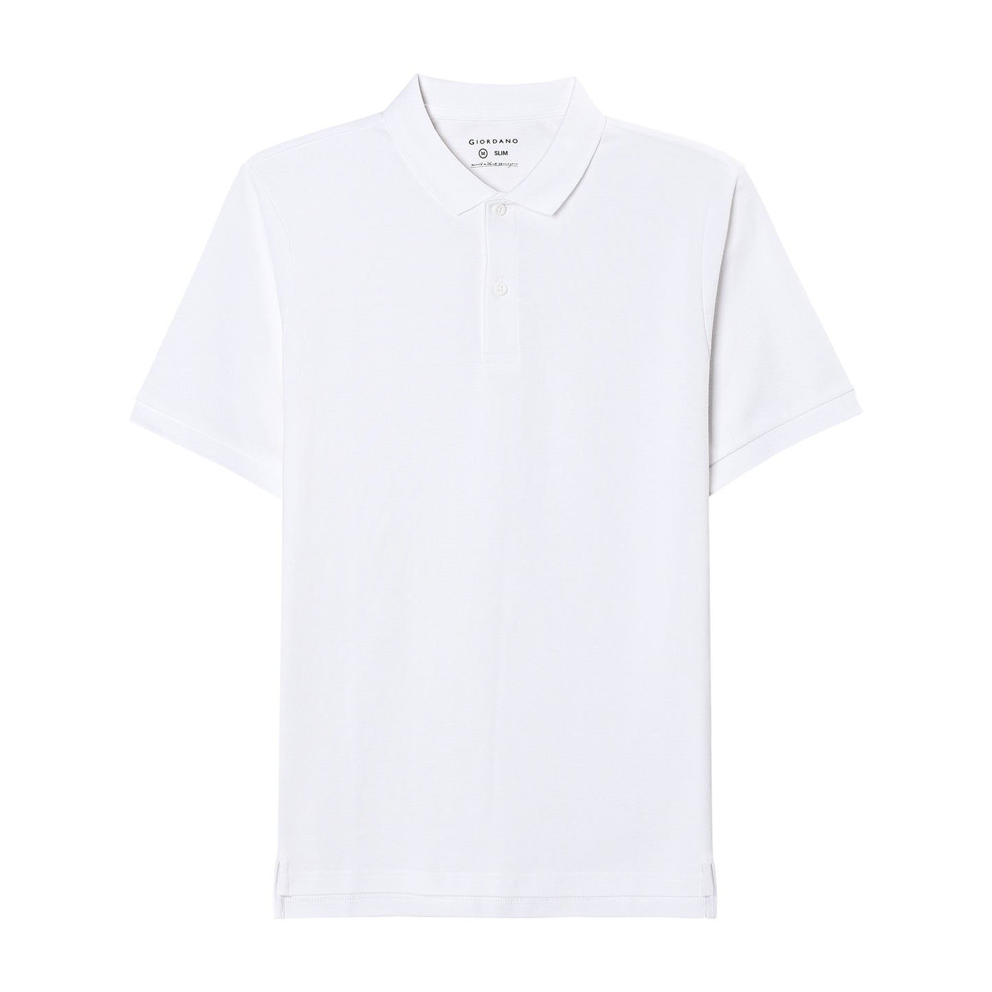 Giordano Men's Polo-White