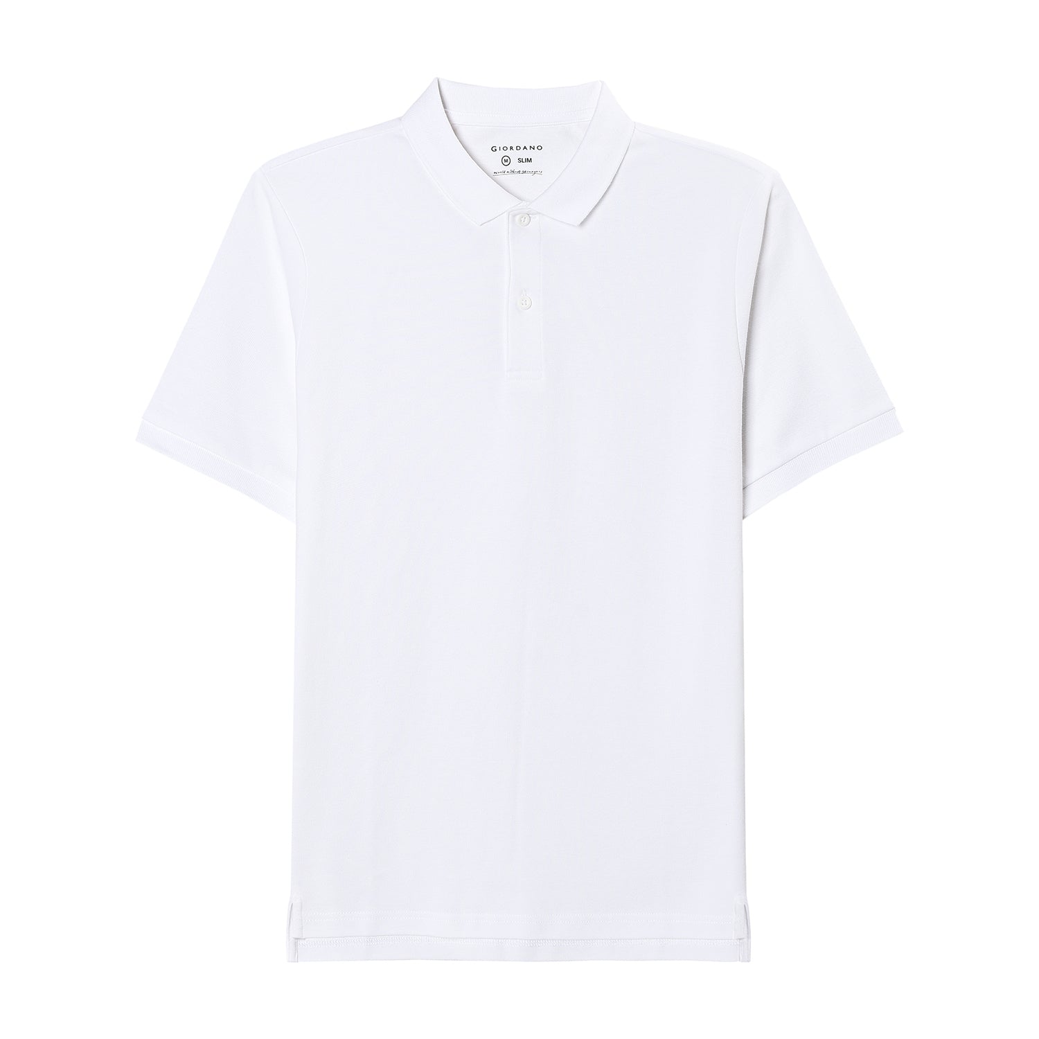 Giordano Men's Polo-White