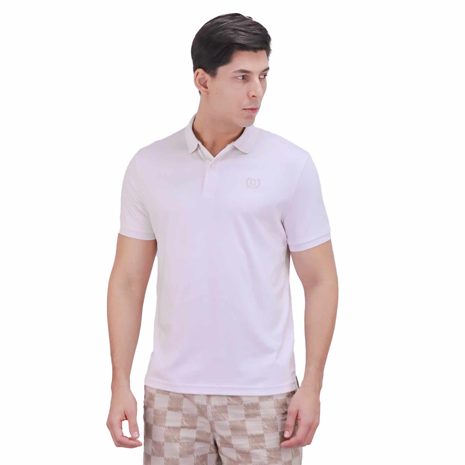 Giordano Men's Cotton Solid Polo-Brown