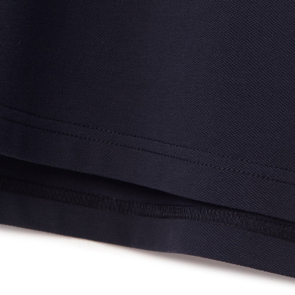 Men's 3D Lion Polo: Slim Fit, Bold Embroidery, Premium Pique