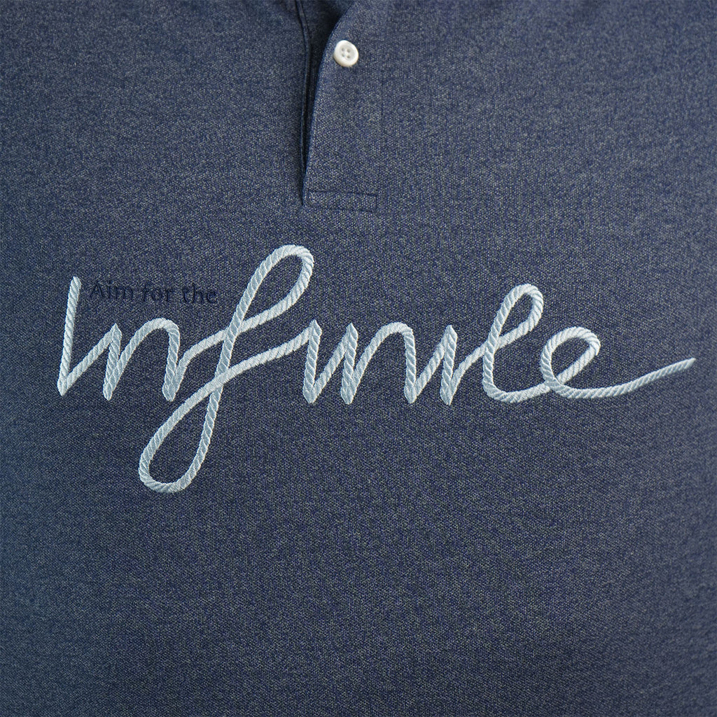 Men's Slim Fit Embroidered Infinite Polo