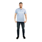 قميص بولو رجالي بقصّة Slim Fit مطرز بشعار Infinite