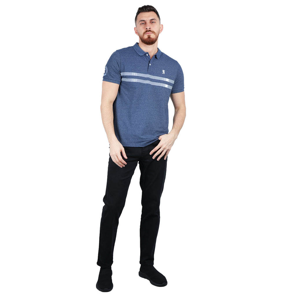 Men's Slim Fit Embroidered Infinite Polo