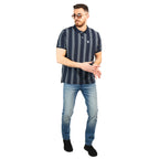 قميص بولو رجالي بقصّة Slim Fit مطرز بشعار Infinite