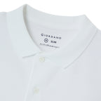 قميص بولو رجالي بقصّة Slim Fit مطرز بشعار Infinite