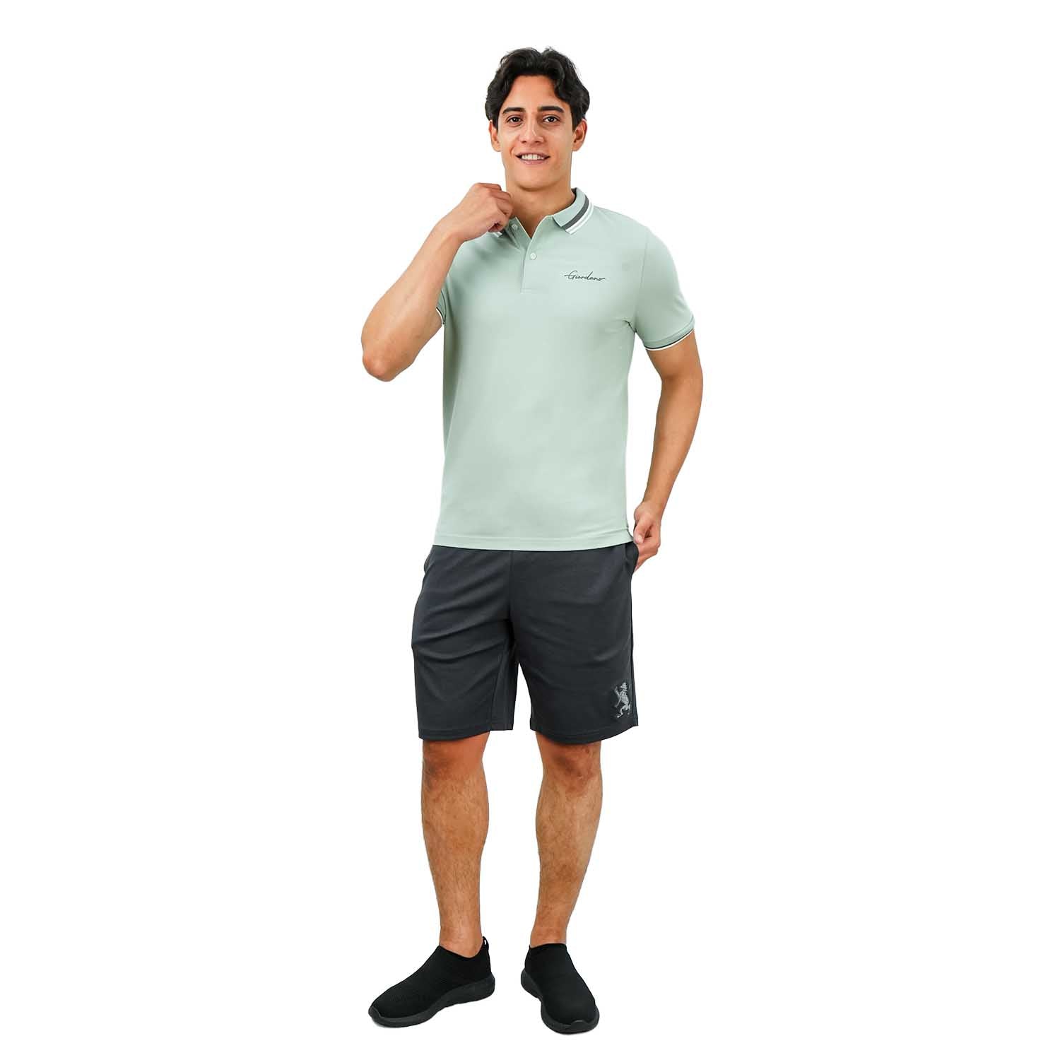 Men's Classic Slim Fit Polo With Signature Embroidery