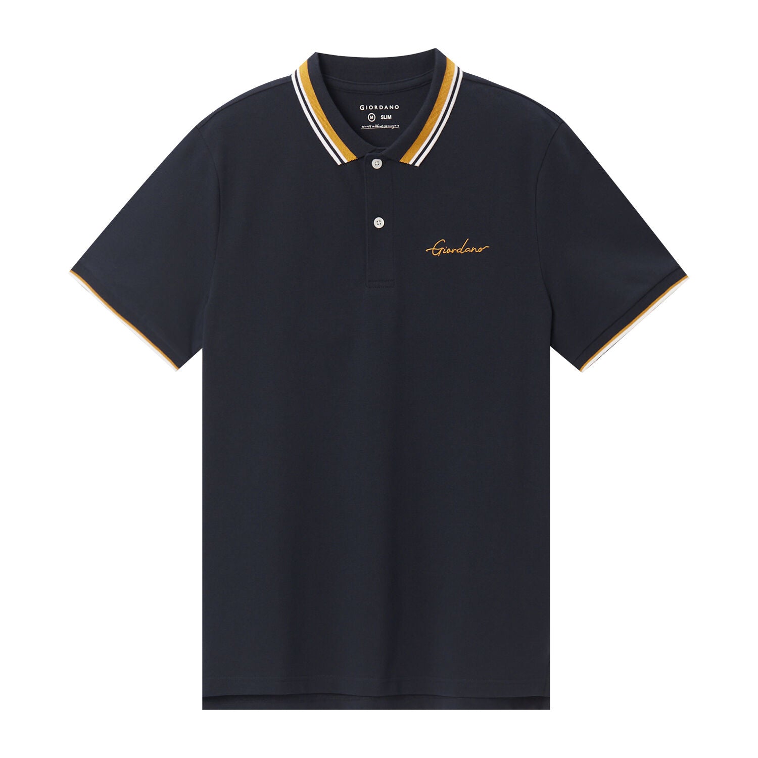 Men's Classic Slim Fit Polo With Signature Embroidery