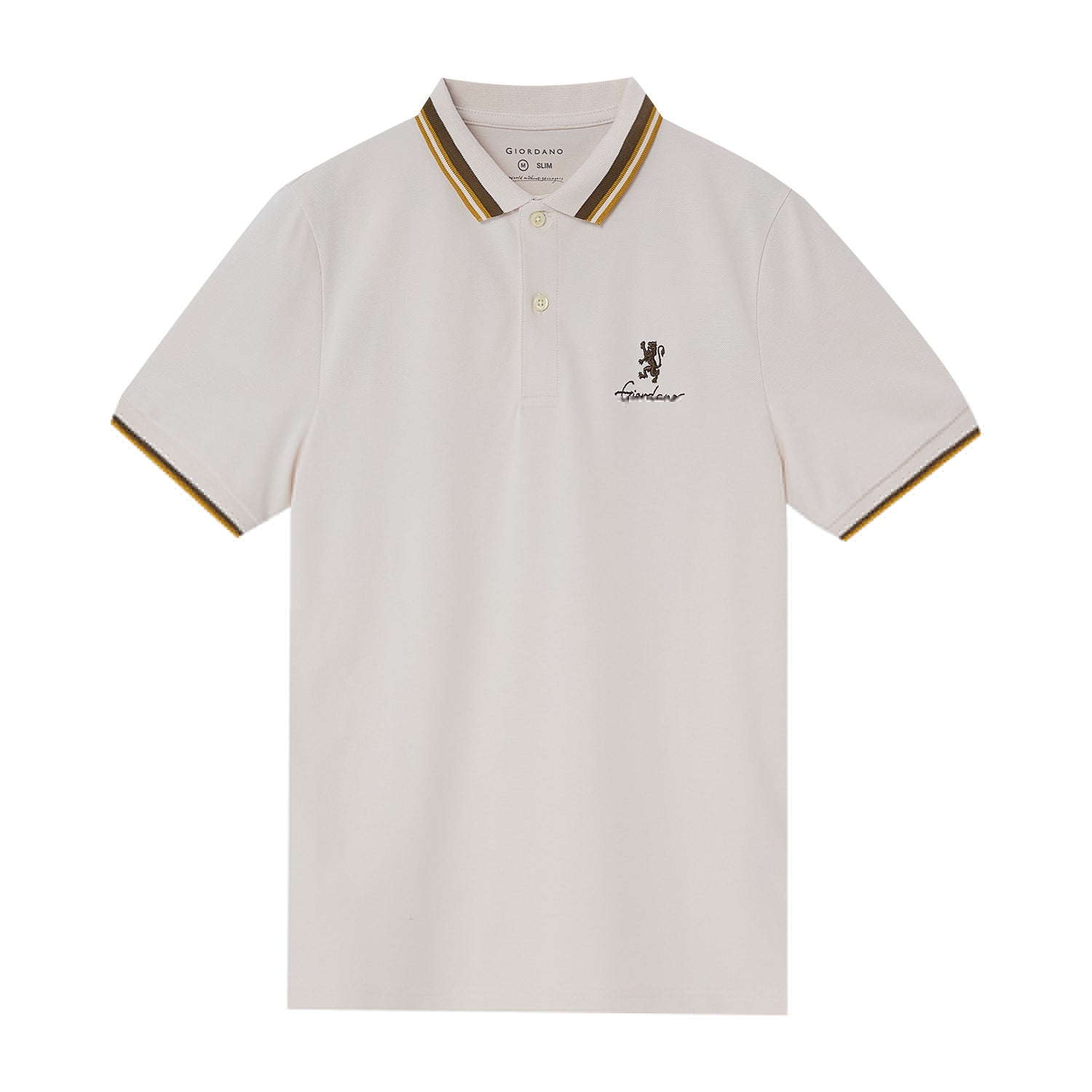 Men's Classic Slim Fit Polo With Signature Embroidery