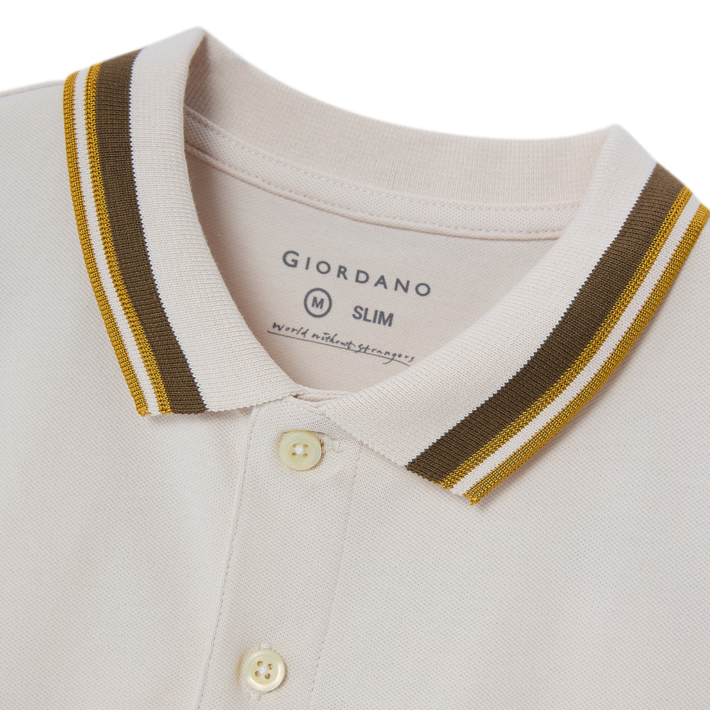Men's Classic Slim Fit Polo With Signature Embroidery