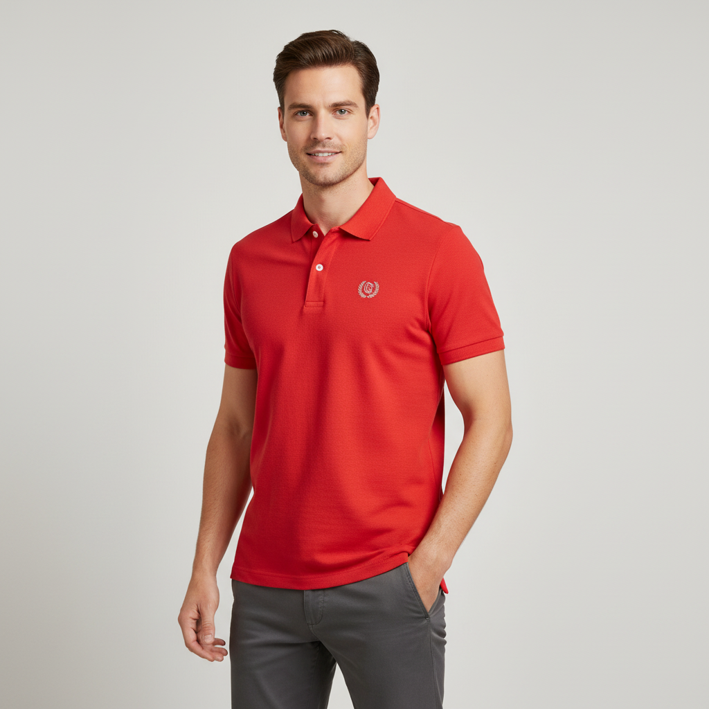 Men's Slim Fit Liquid Touch Polo
