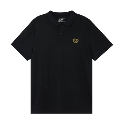 Giordano Men's Slim Fit Liquid Touch Polo-Black