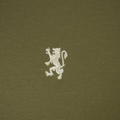 Men's Embroidered Bold Polo - Slim Fit, Cotton Lycra Pique