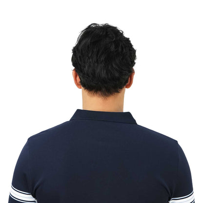 Men's Embroidered Bold Polo - Slim Fit, Cotton Lycra Pique