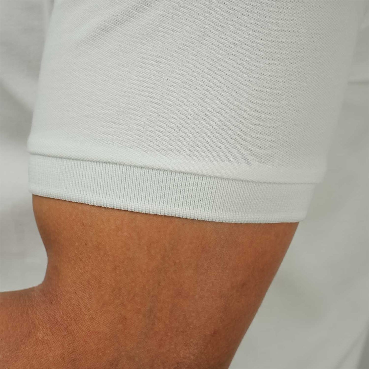 Men's Embroidered Bold Polo - Slim Fit, Cotton Lycra Pique