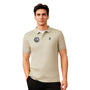 Giordano Men's Embroidered Bold Polo - Slim Fit, Cotton Lycra Pique-Brown