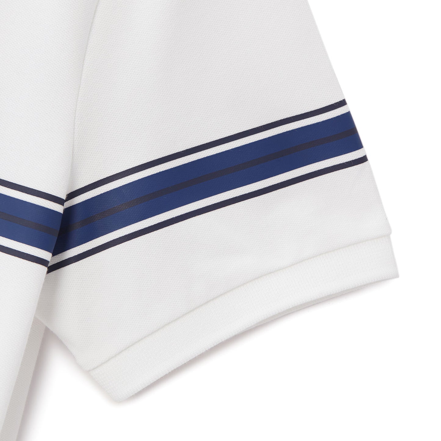 Men's Embroidered Bold Polo - Slim Fit, Cotton Lycra Pique