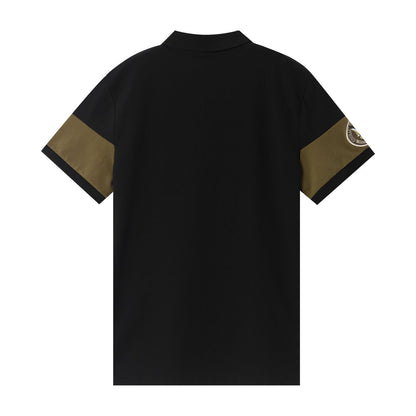 Men's Embroidered Bold Polo - Slim Fit, Cotton Lycra Pique
