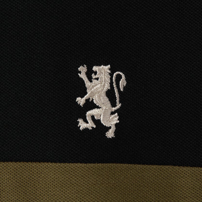 Men's Embroidered Bold Polo - Slim Fit, Cotton Lycra Pique