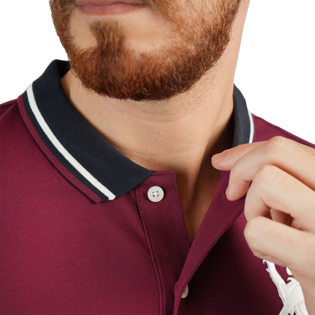Men's Slim Fit Polo - Union Jack Embroidery