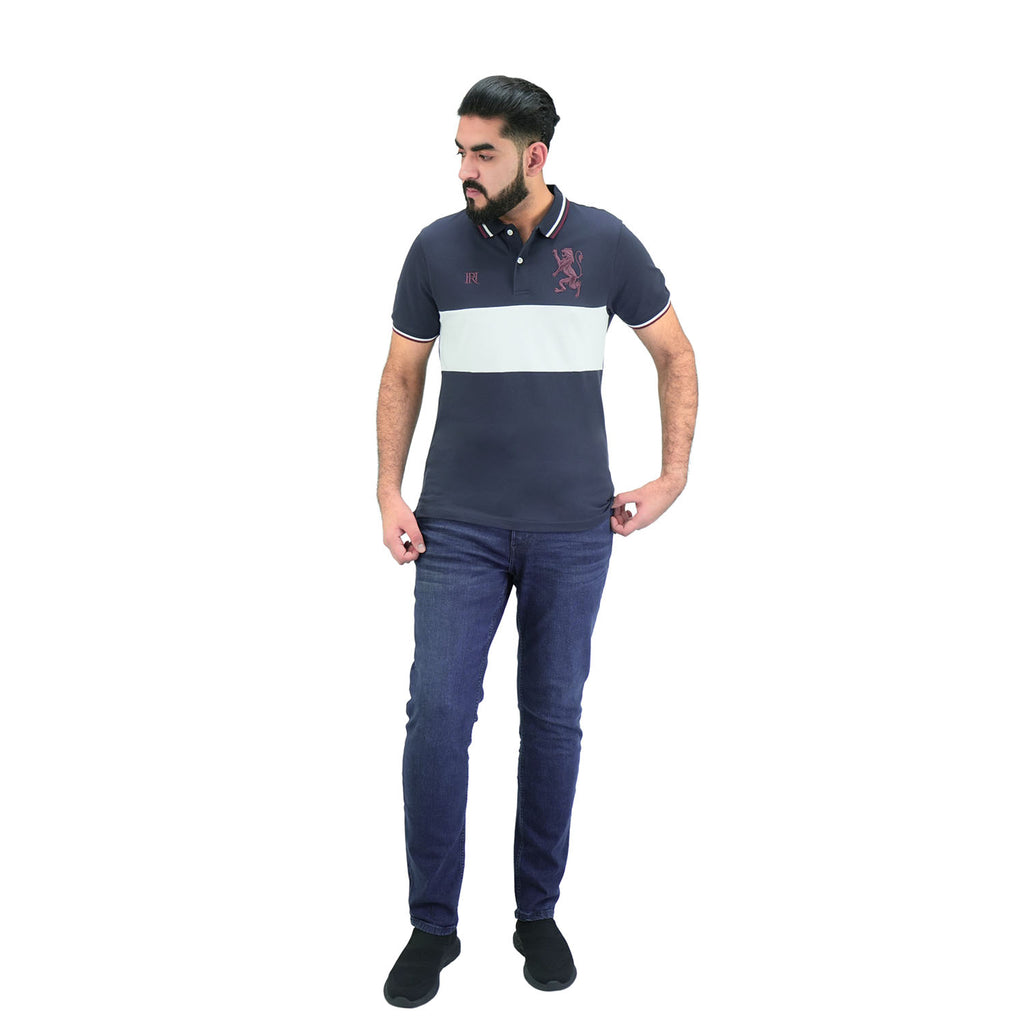 Men's Slim Fit Polo - Union Jack Embroidery