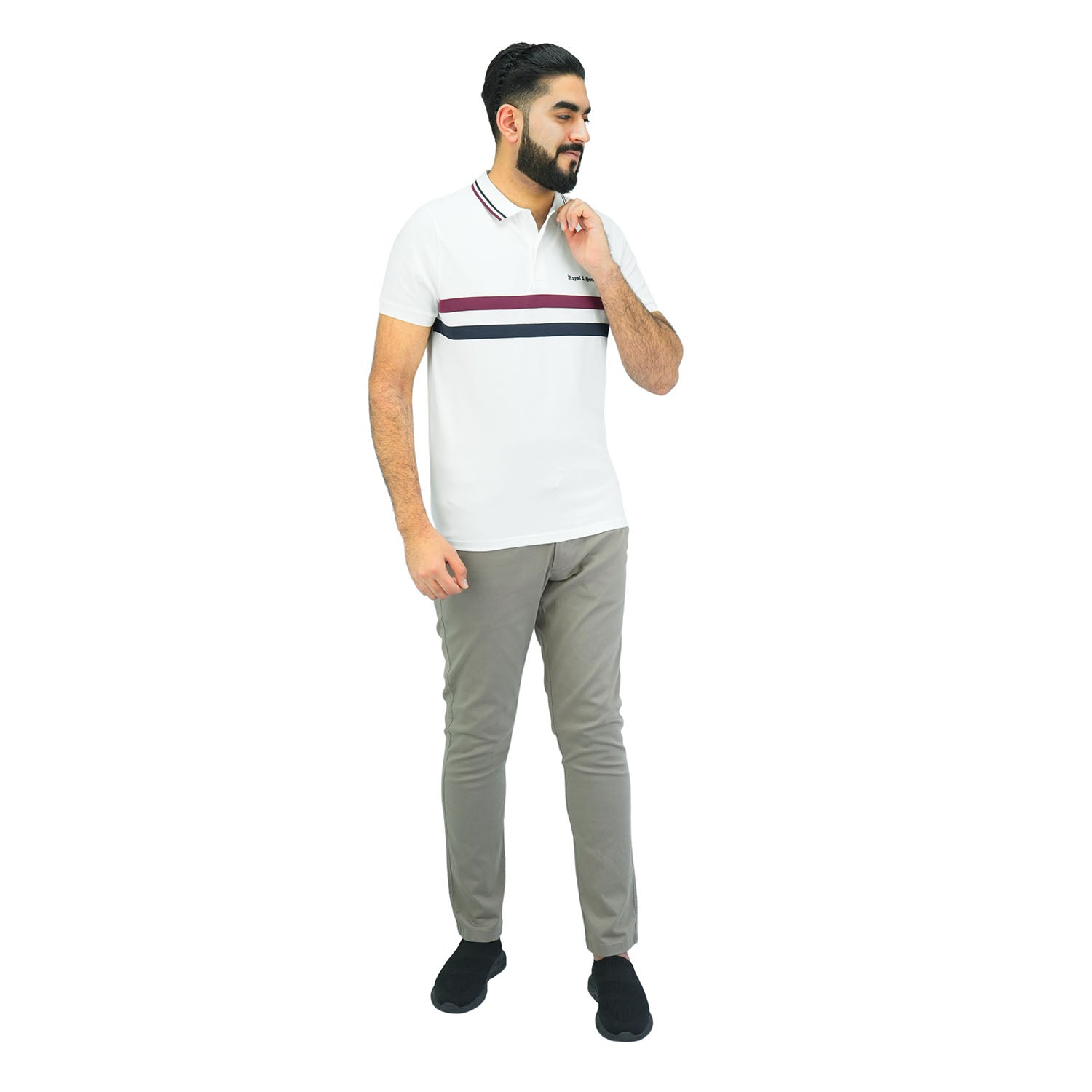 Men's Slim Fit Polo - Union Jack Embroidery