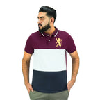 Giordano Men's Slim Fit Polo - Union Jack Embroidery-Multicolor
