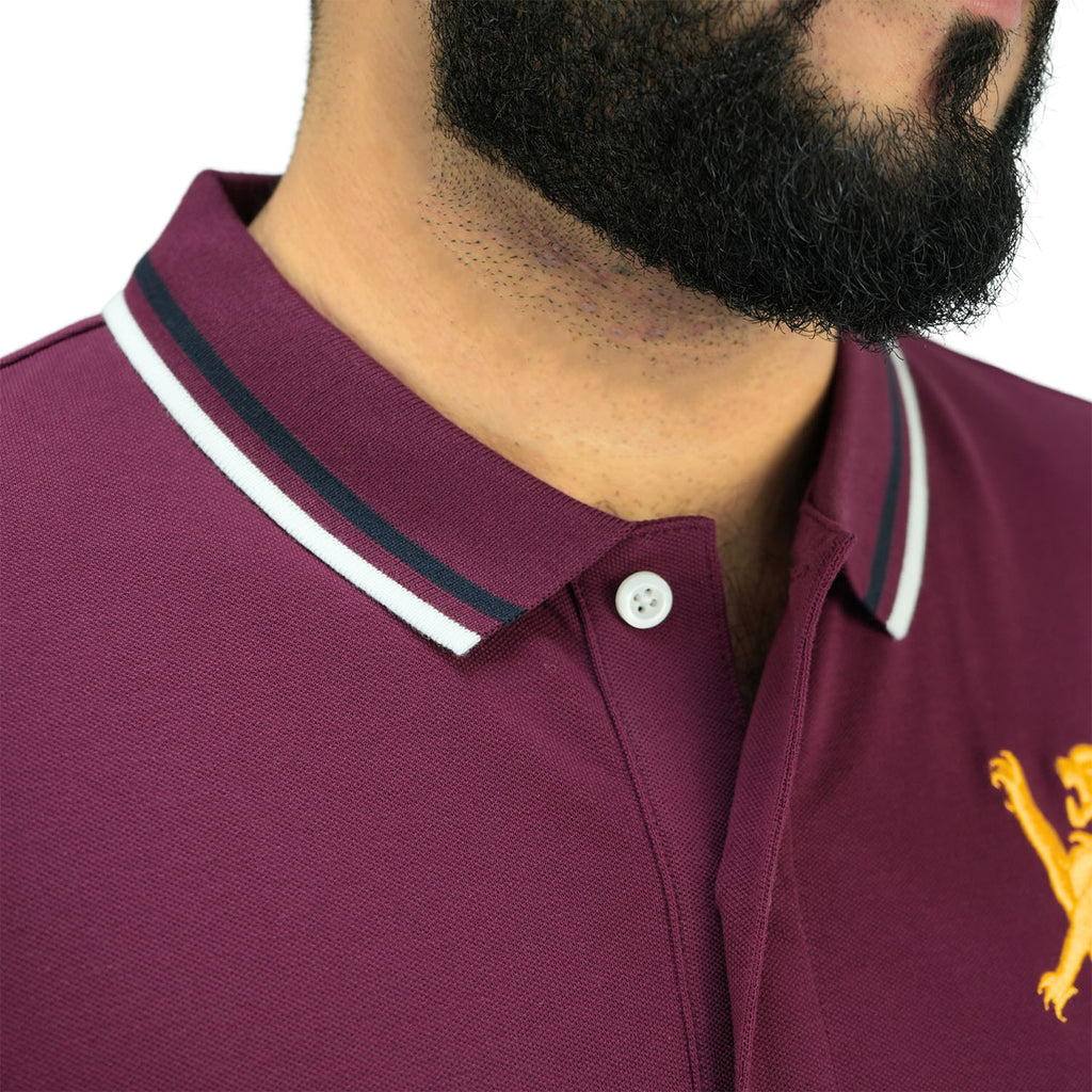 Men's Slim Fit Polo - Union Jack Embroidery