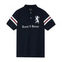 Giordano Men's Slim Fit Polo - Union Jack Embroidery-Blue