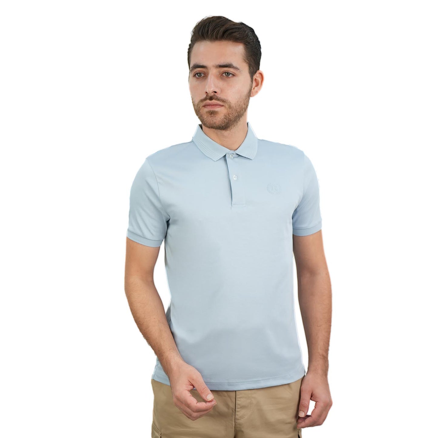 Men's Classic Liquid Touch Polo: 100% Cotton, Regular Fit, Embroidered