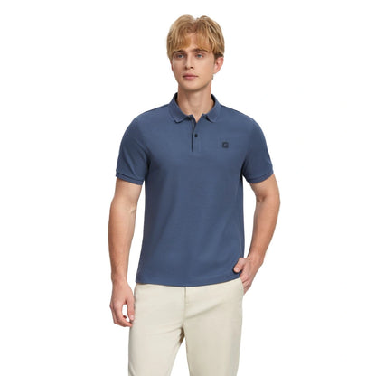 Men's Cotton Blend Pique Knit Short Sleeve Polo